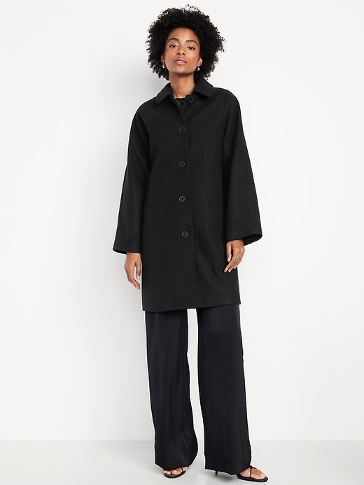 Old Navy, Relaxed Button-Front Mac Coat