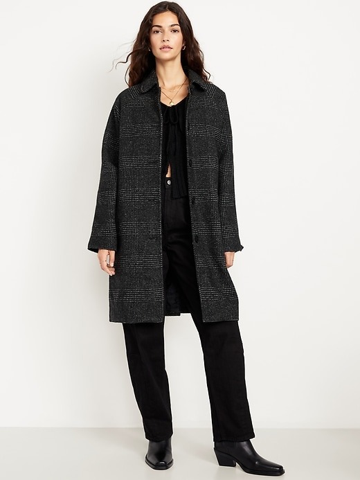 Old Navy, Relaxed Button-Front Mac Coat