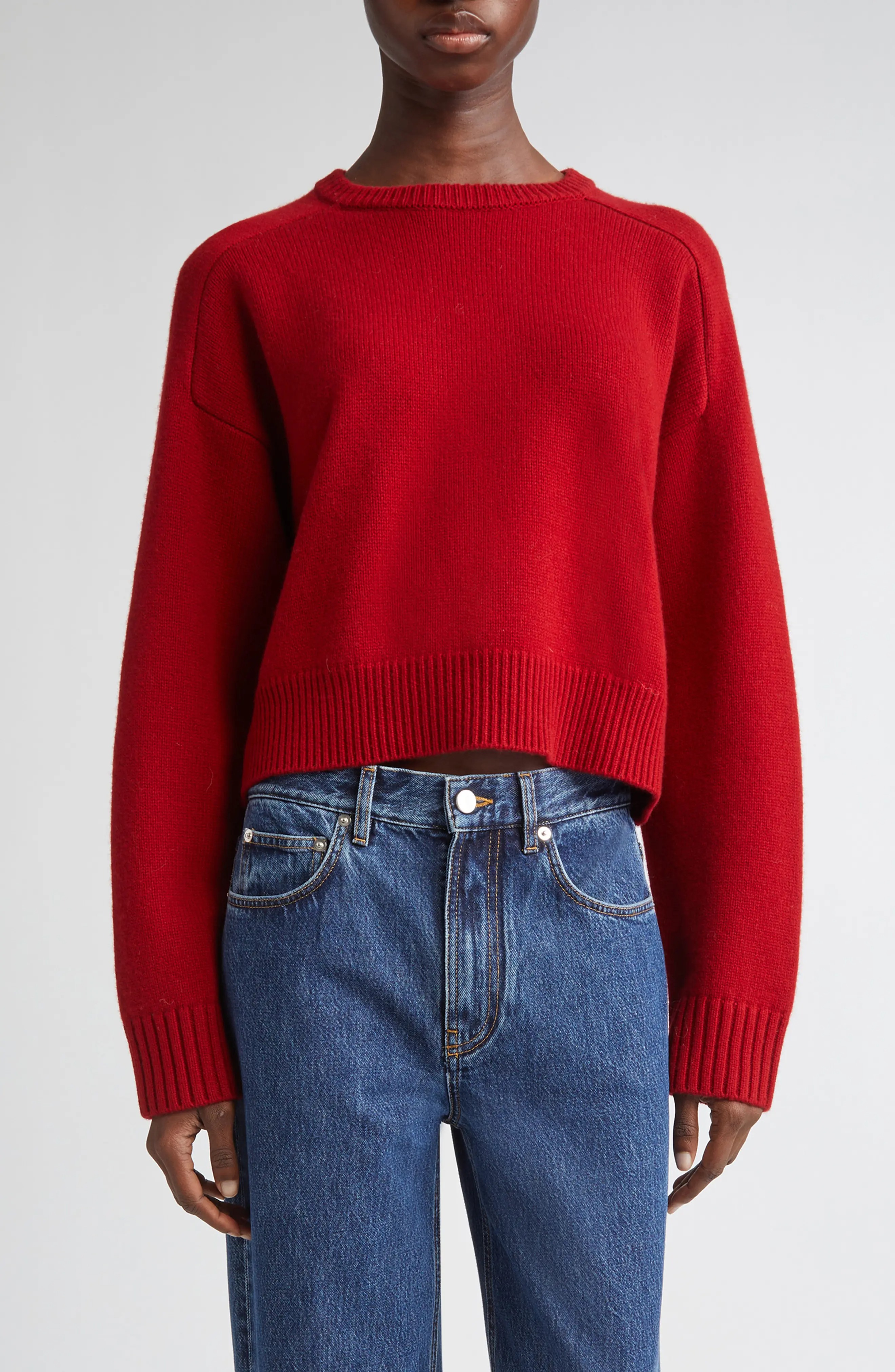 LOULOU DE SAISON, Bruzzi Oversize Wool &amp;amp; Cashmere Sweater