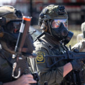 ICE Agents Accidentally Tear Gas Chicago Area Police During Protest