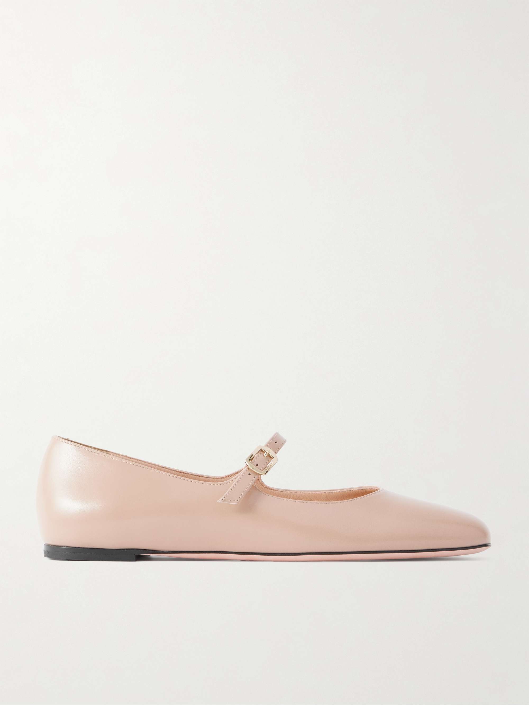 Belkys Leather Mary-Jane Ballet Flats
