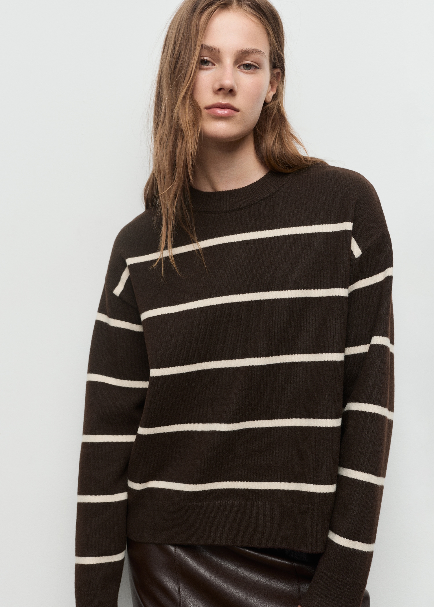 Knit Striped Sweater - Women | Mango Usa