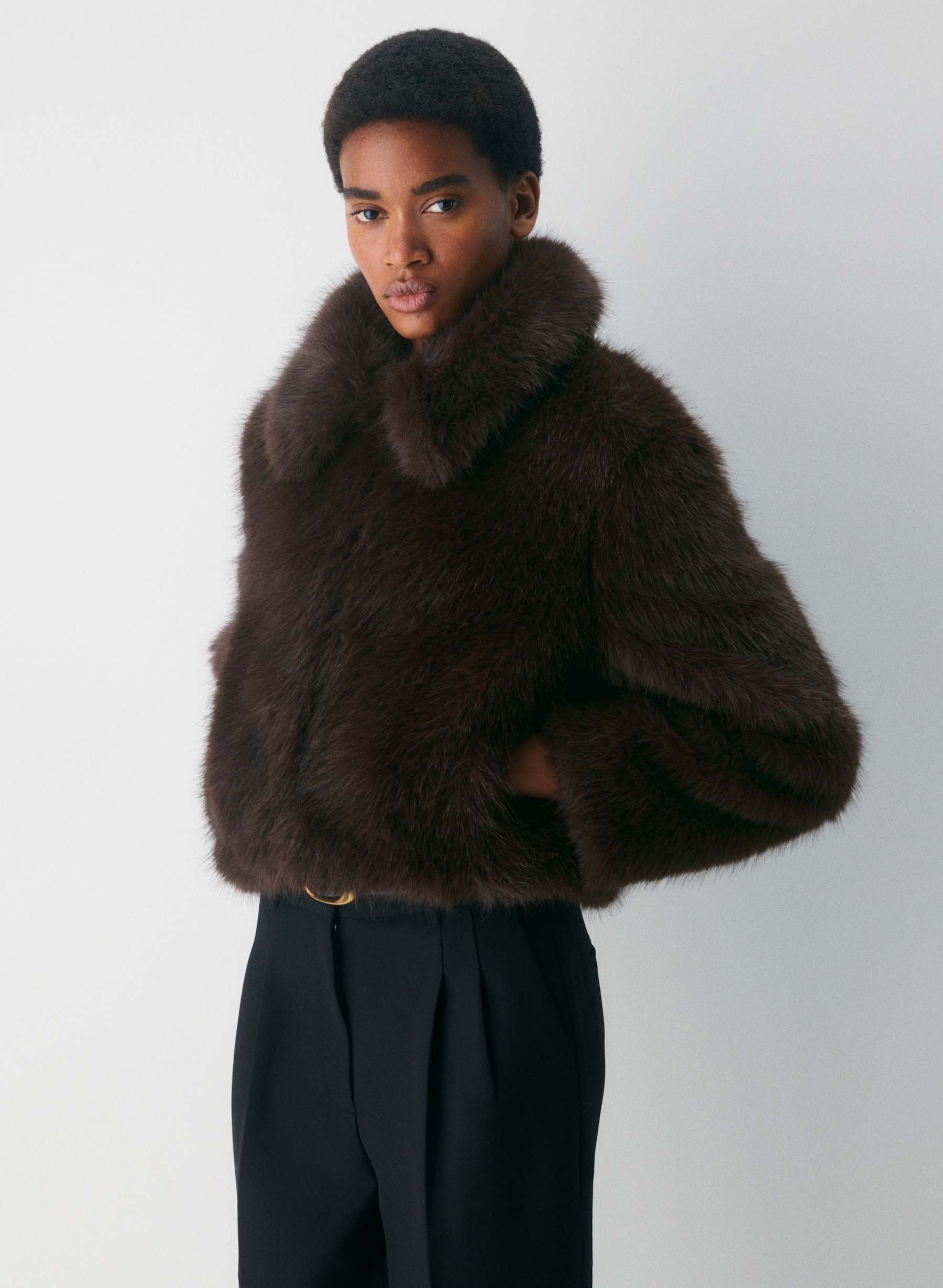 Aritzia, Chamonix Coat - Arctic Faux Fur