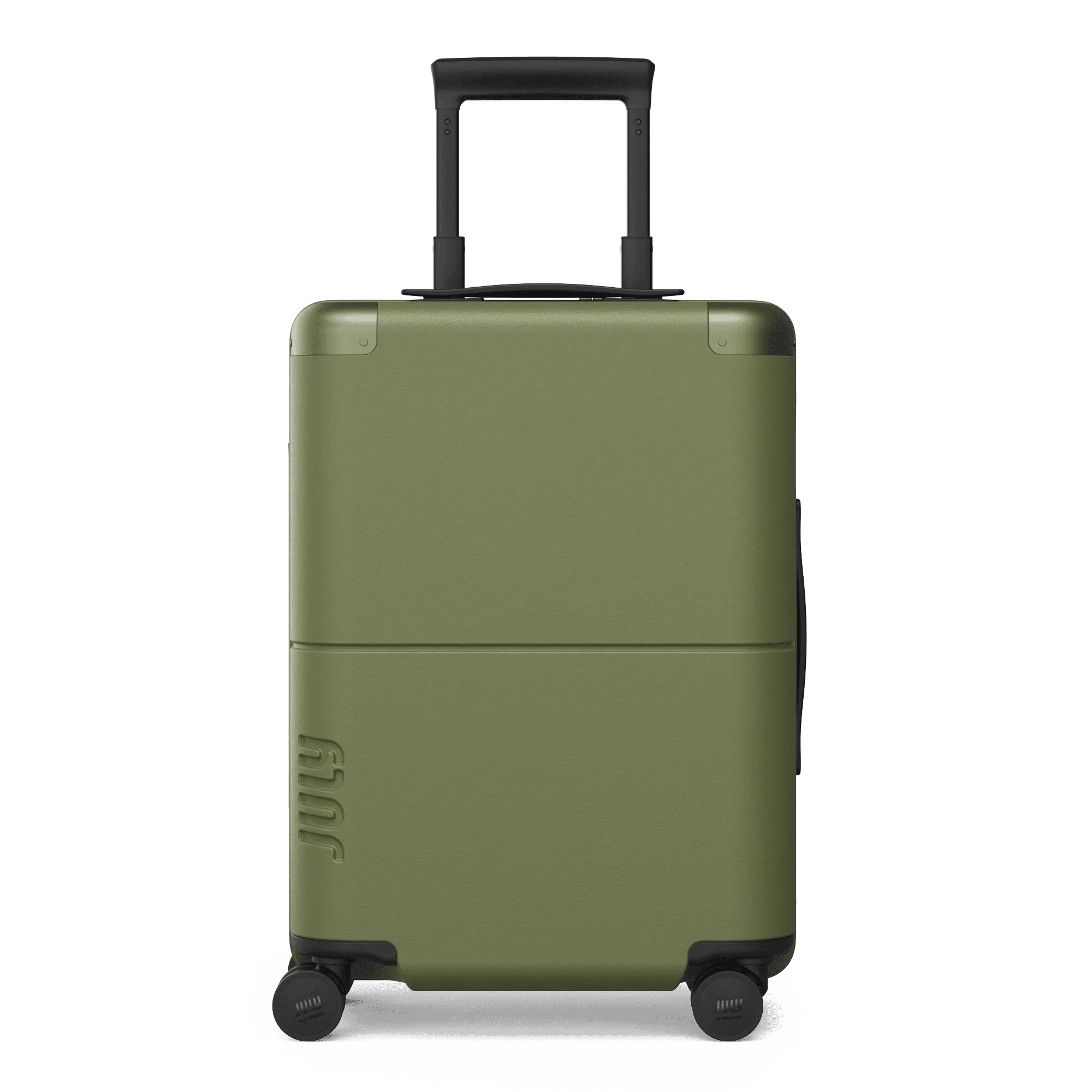 A khaki green July suitcase