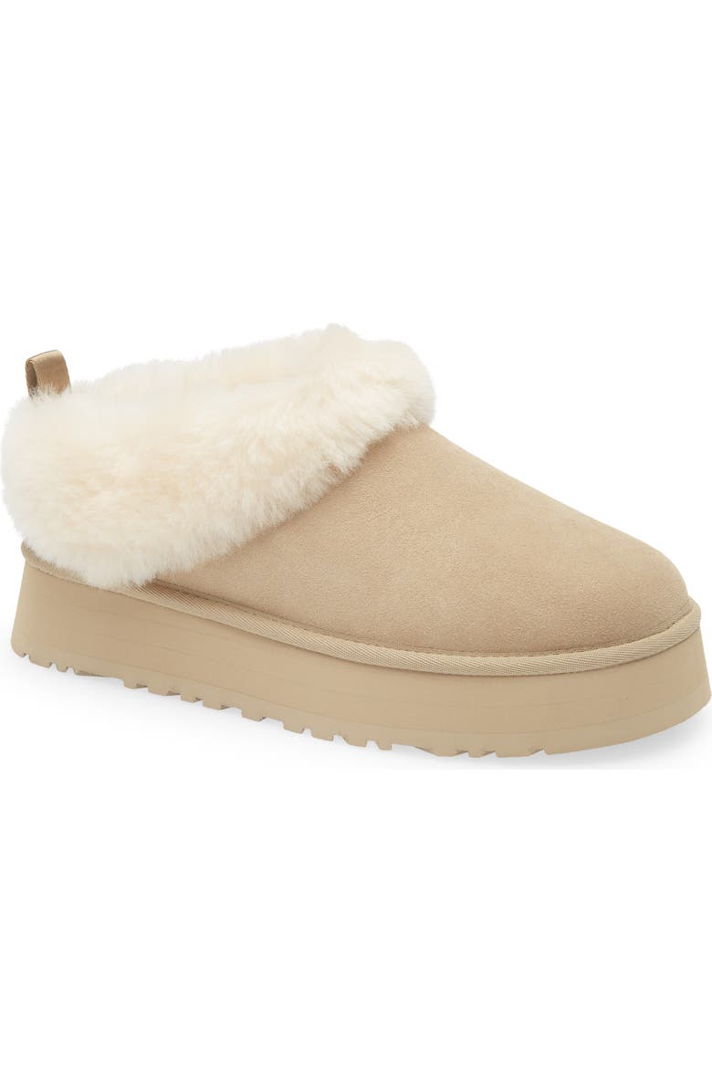 Tazzelle Genuine Shearling Collar Slipper