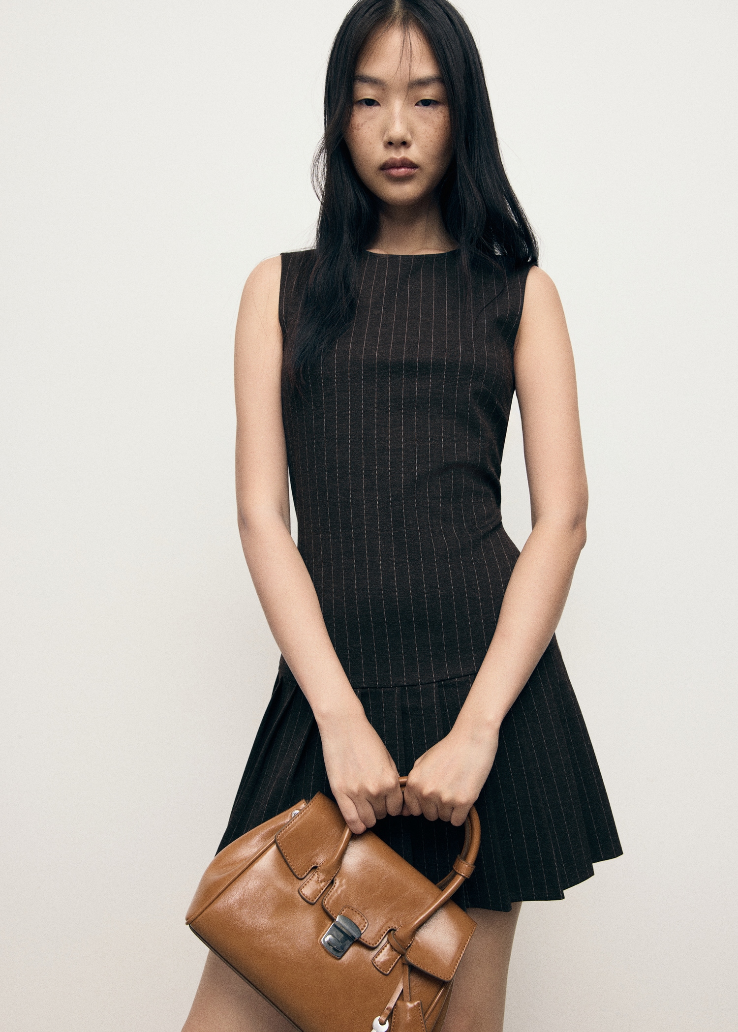 Fitted Pleated Dress - Women | Mango Usa