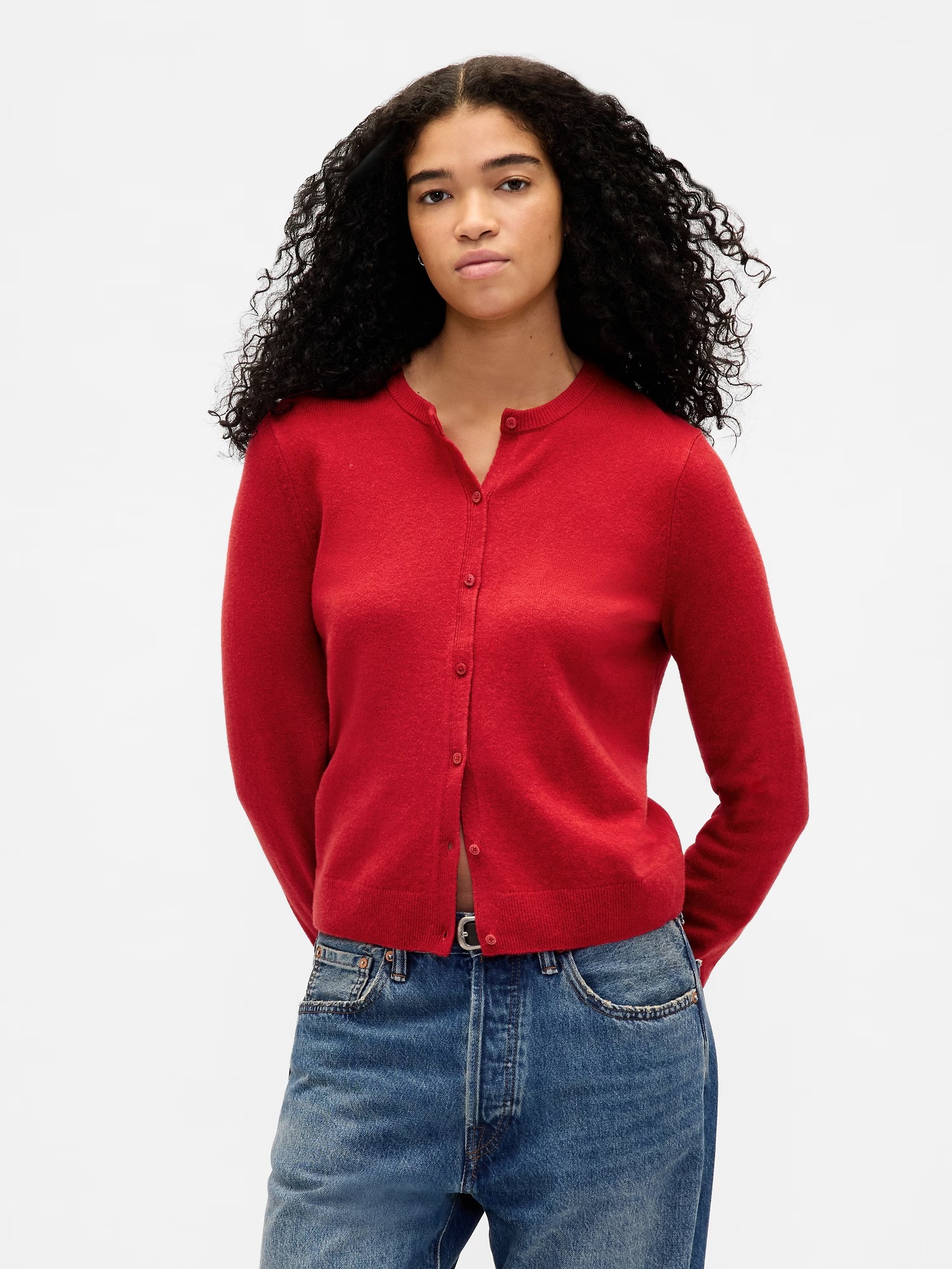 Gap, CashSoft Crop Cardigan