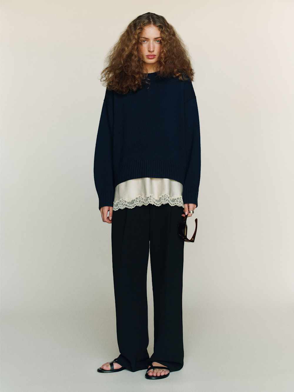 Cove Cashmere Oversized Crew