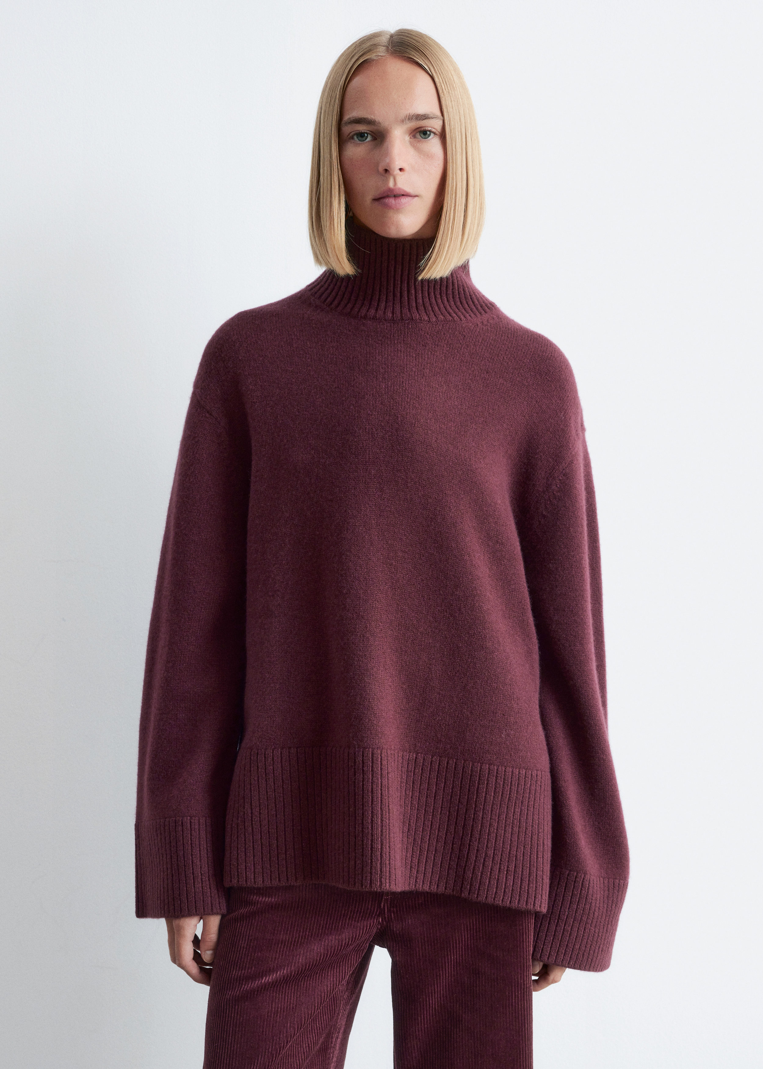 Oversized Turtleneck Wool Jumper