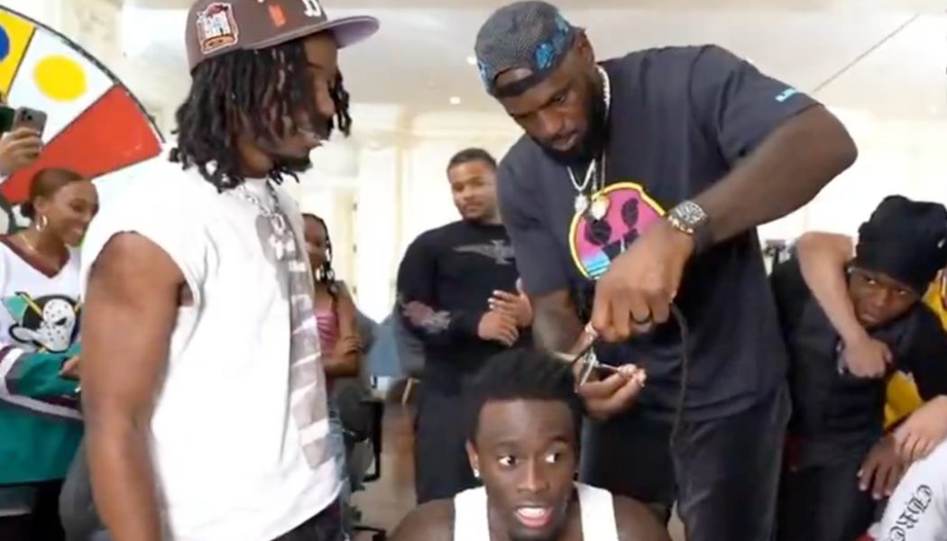 LeBron James Joins Kai Cenat's Mafiathon, Cuts Streamer's Dreadlocks