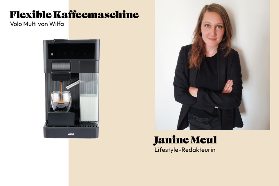 Dass Janine sich manchmal schlecht entscheiden kann, ist bei der Volo Multi zum Glück kein Problem.