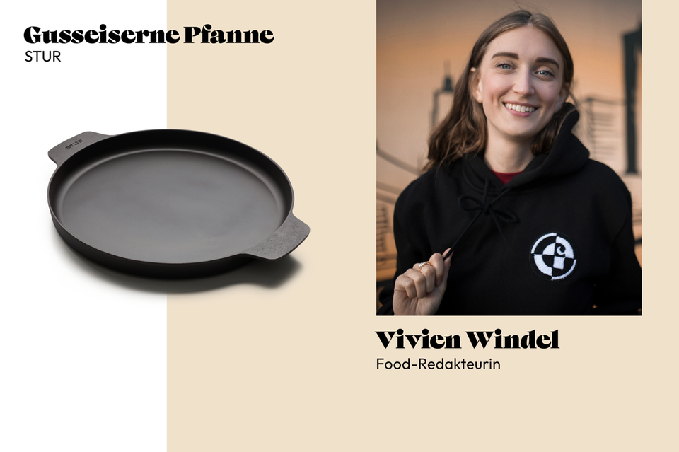 Eine Pfanne für die Ewigkeit? Food-Redakteurin Vivien wills wissen. 