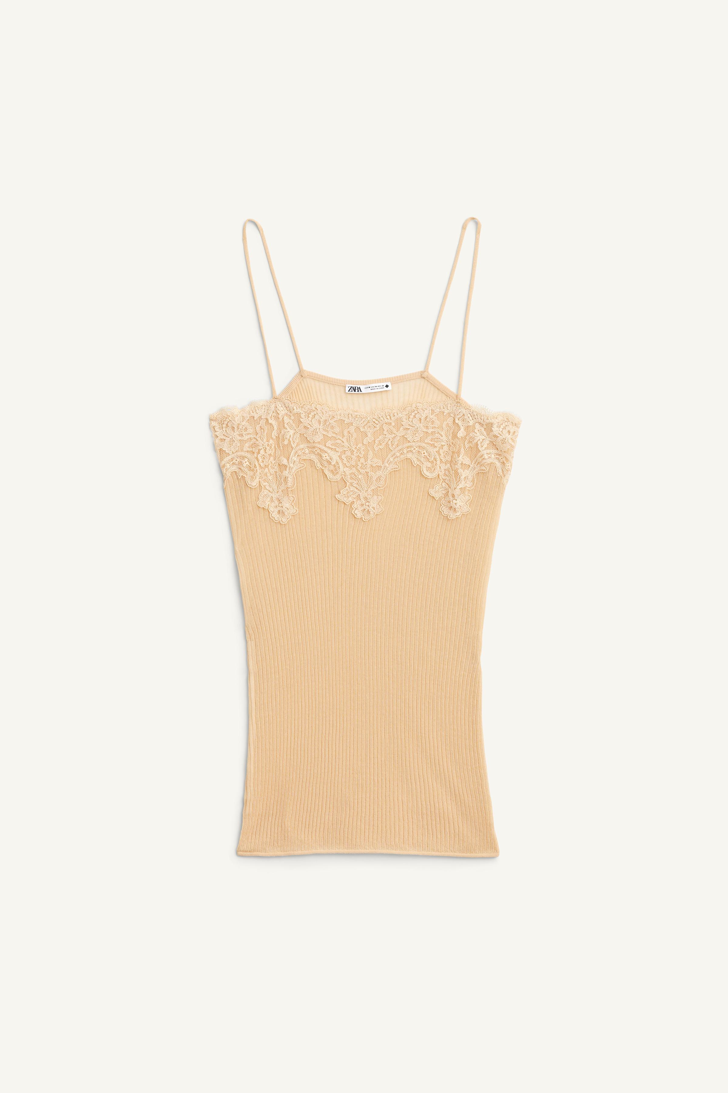 Limited Edition Ribbed Lace Top