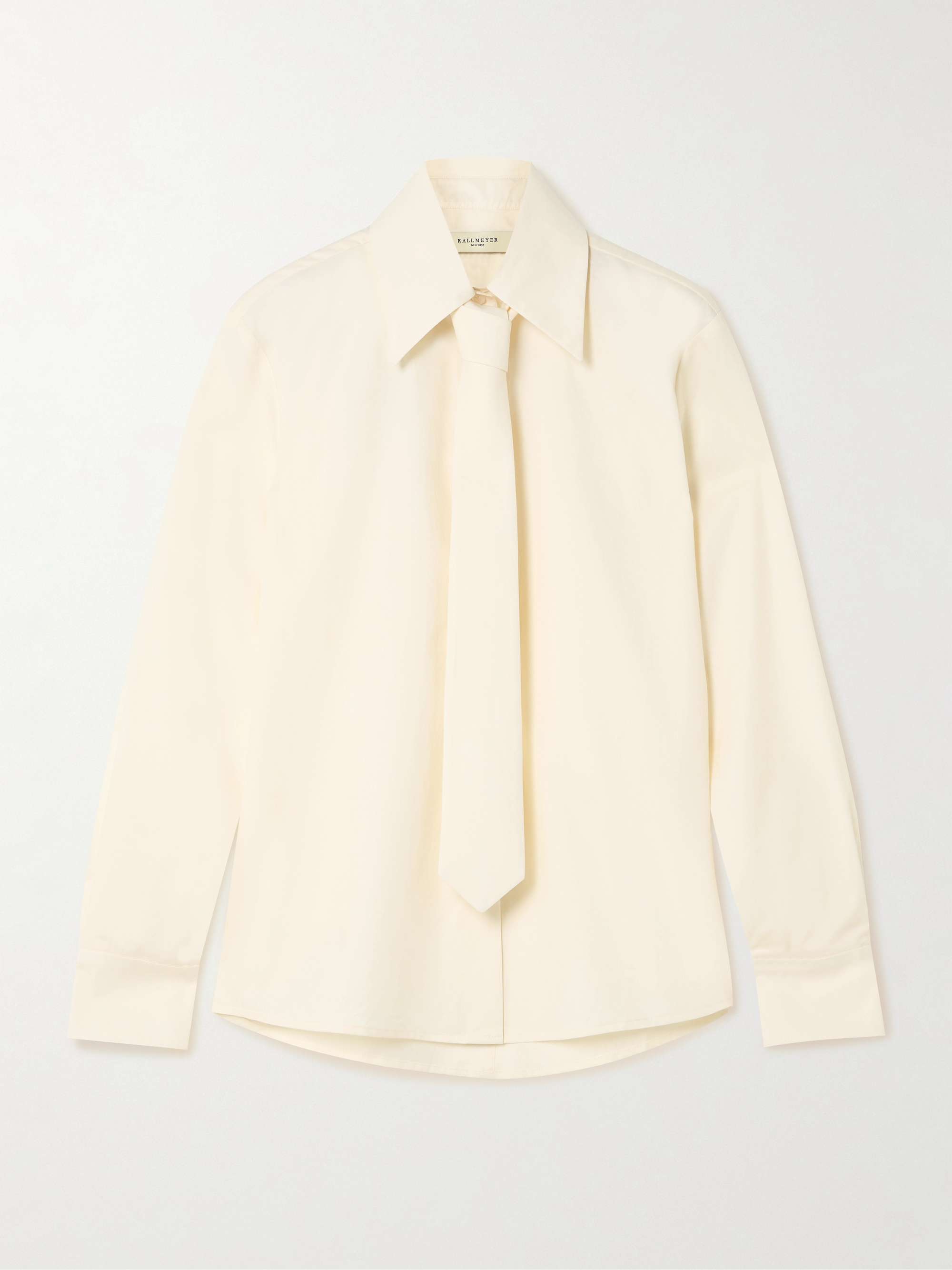 Billie Tie-Detailed Cotton-Poplin Shirt