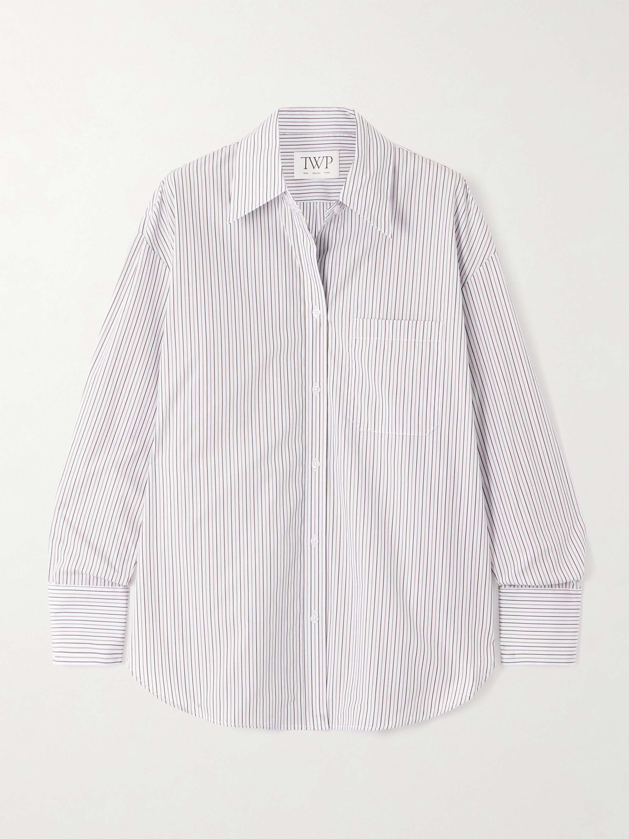 Big Joe Striped Cotton-Poplin Shirt