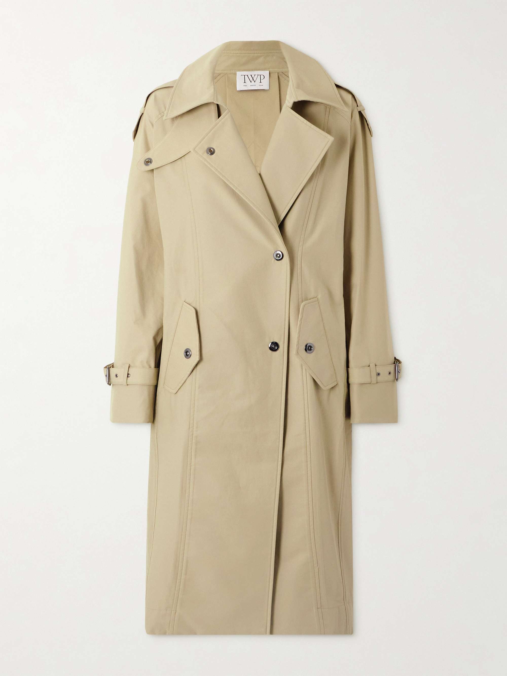 Long Bogie Cotton-Blend Gabardine Coat