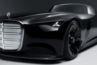 Mercedes-Benz Unveils Retro-Futuristic Vision Iconic Concept Car