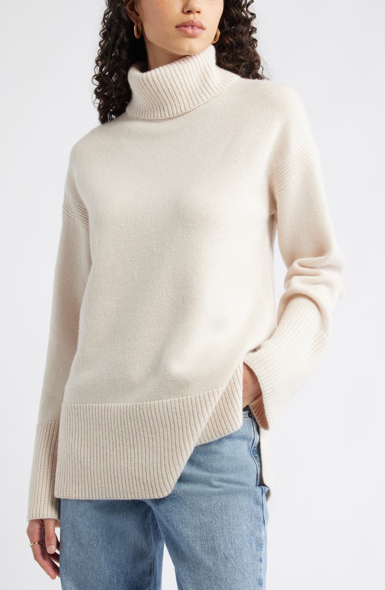 Wool &amp;amp; Cashmere Turtleneck Sweater