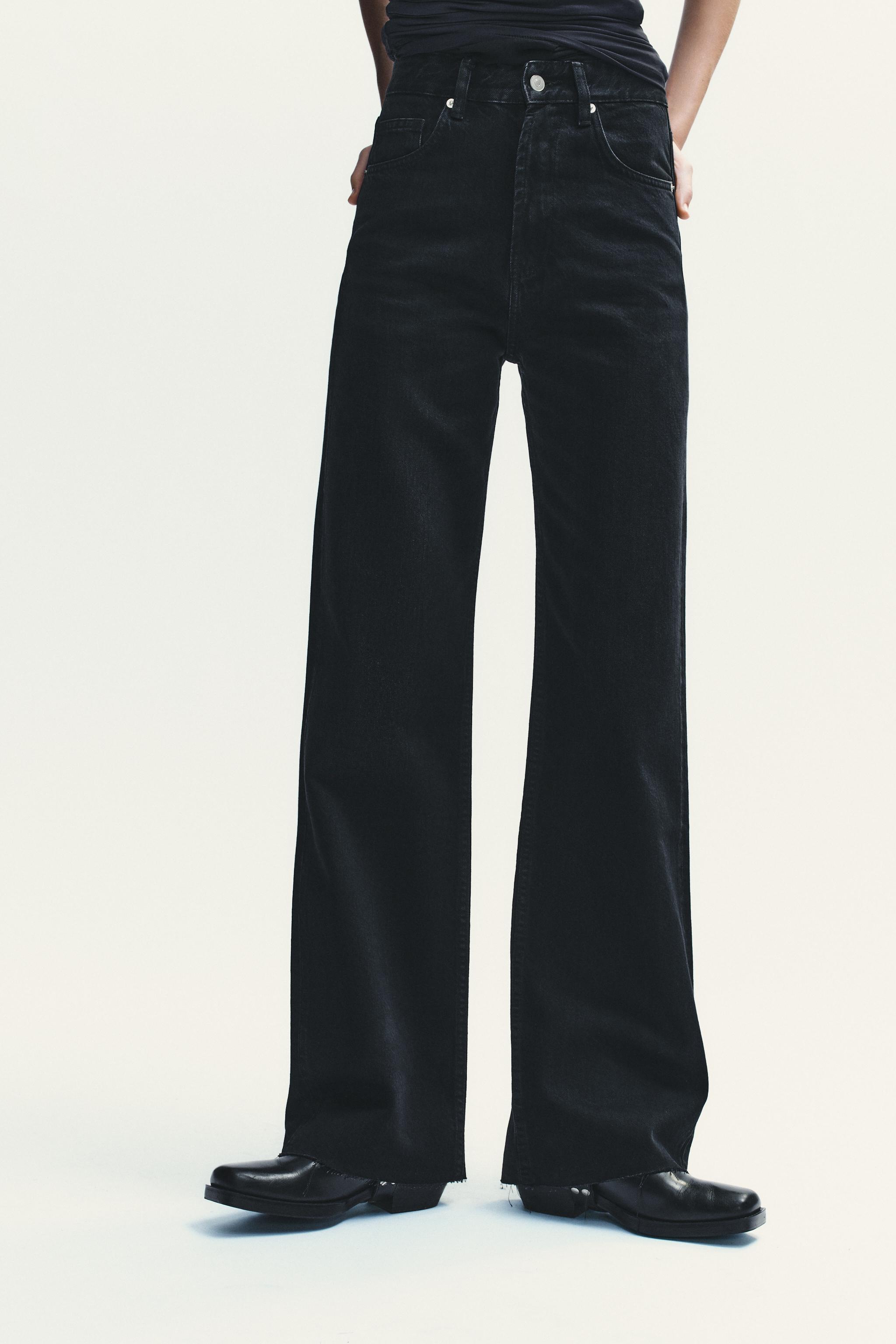 Trf High Rise Wide Leg Jeans