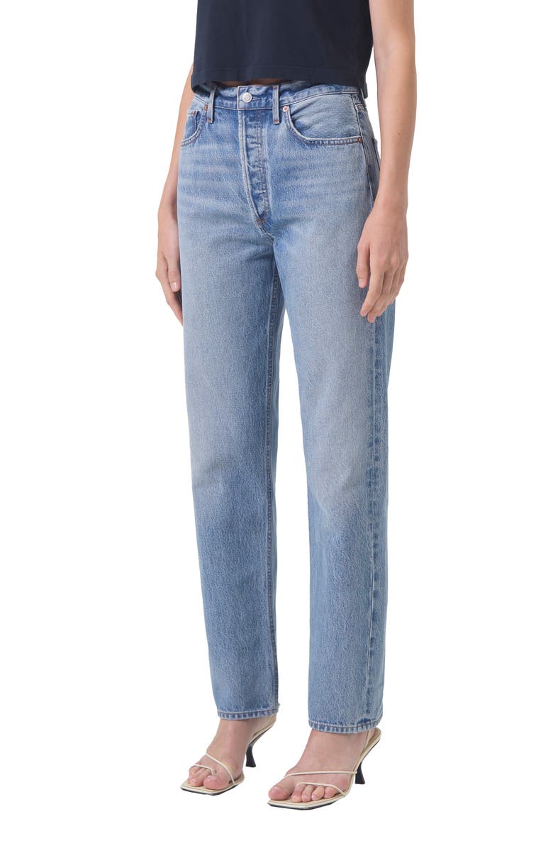 &#039;90s Pinch Waist High Waist Straight Leg Jeans