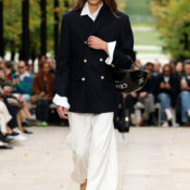 Satin Scarves, Primary Colors, and Soft Tailoring—Michael Rider Continues to Put His Stamp on Preppy-Bourgeois Style at Celine