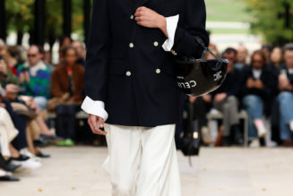 Satin Scarves, Primary Colors, and Soft Tailoring—Michael Rider Continues to Put His Stamp on Preppy-Bourgeois Style at Celine