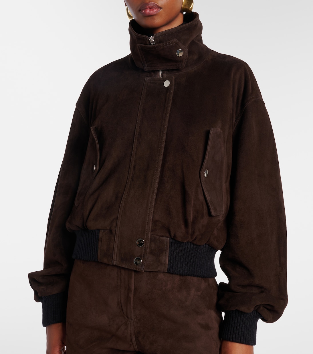 Briar Suede Bomber Jacket