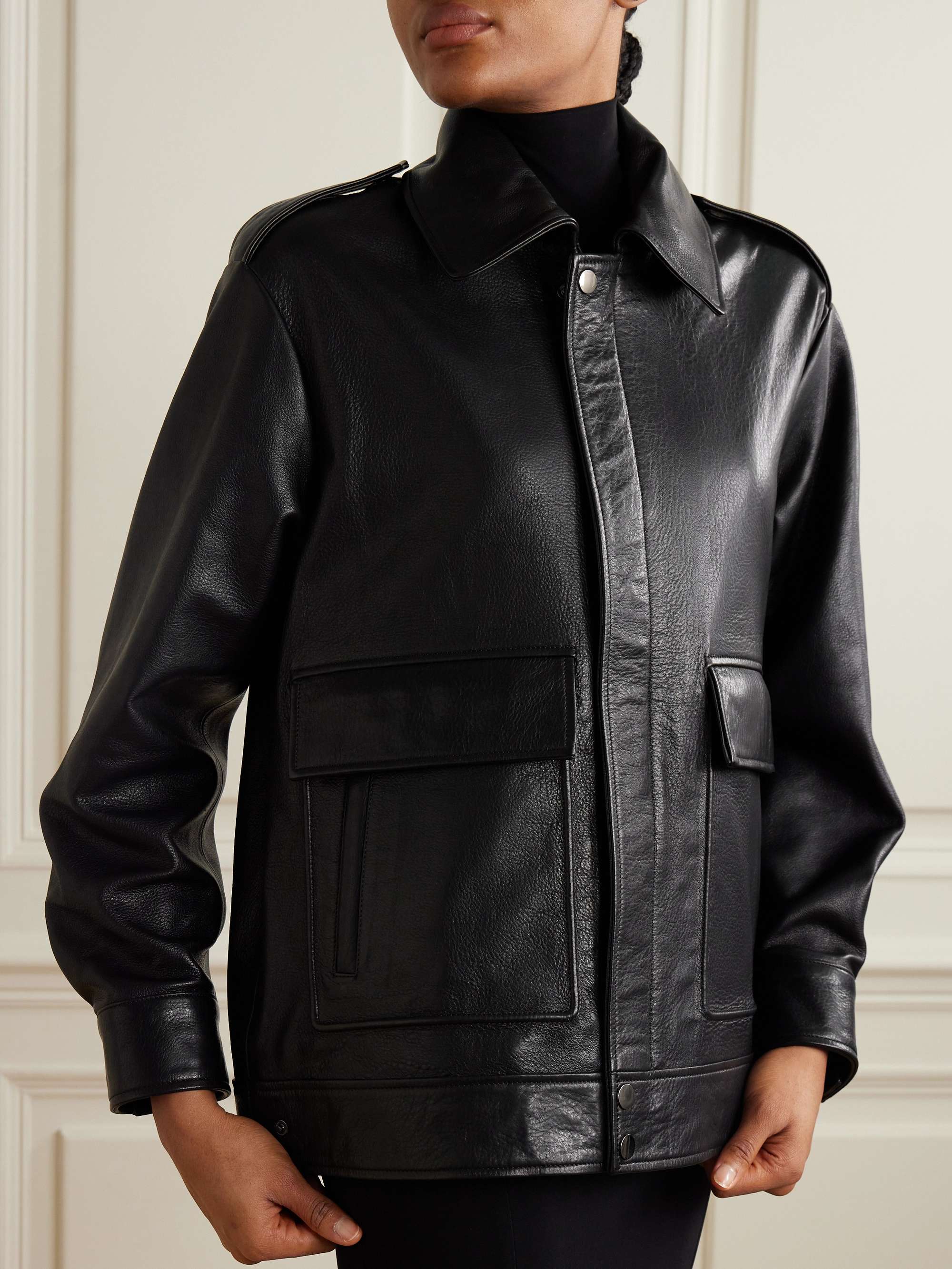 Drey Leather Biker Jacket