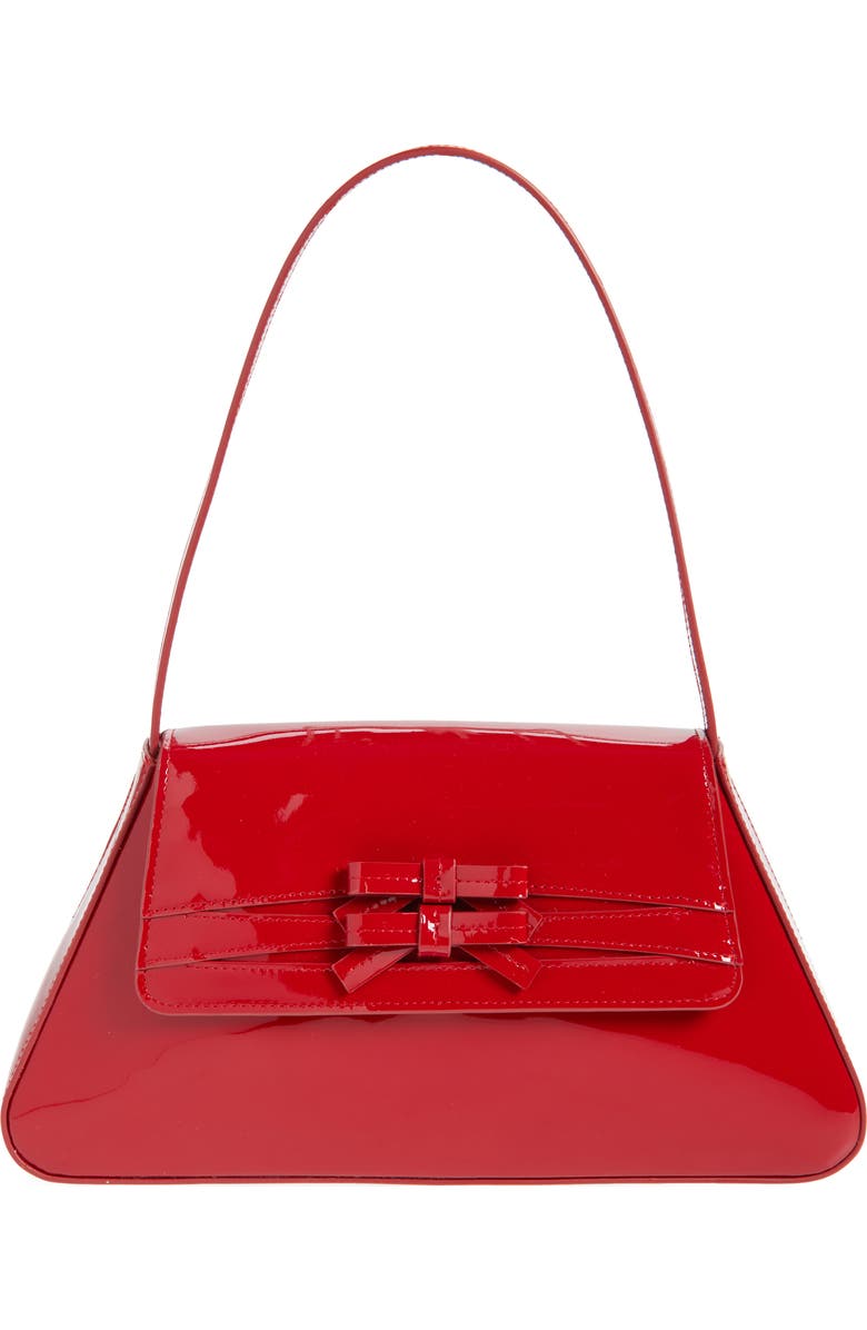 Noreen Patent Leather Shoulder Bag