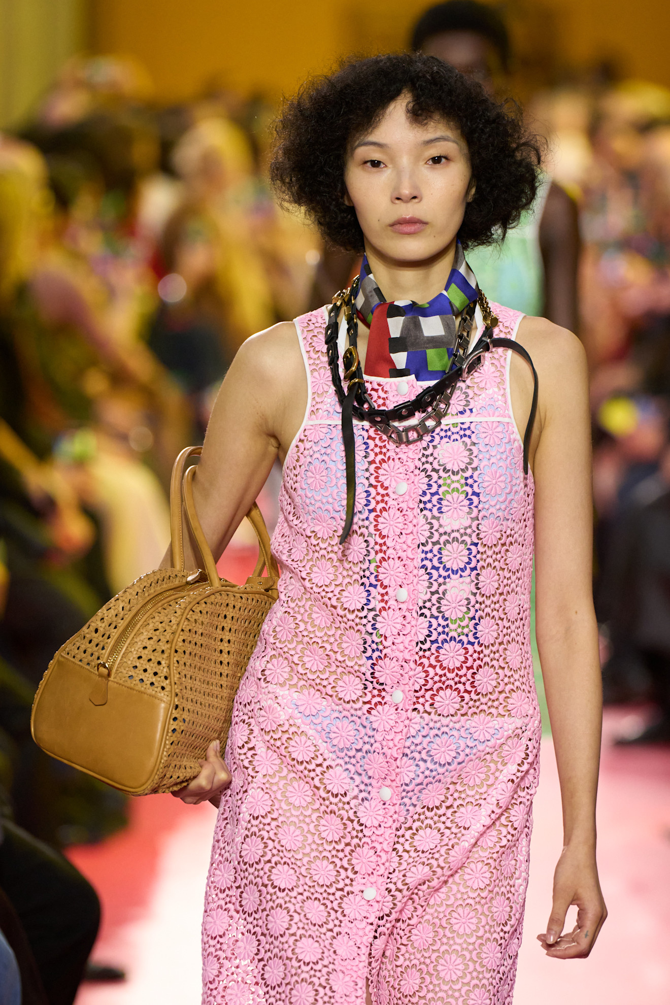 Model on the Miu Miu spring/summer 2026 runway.