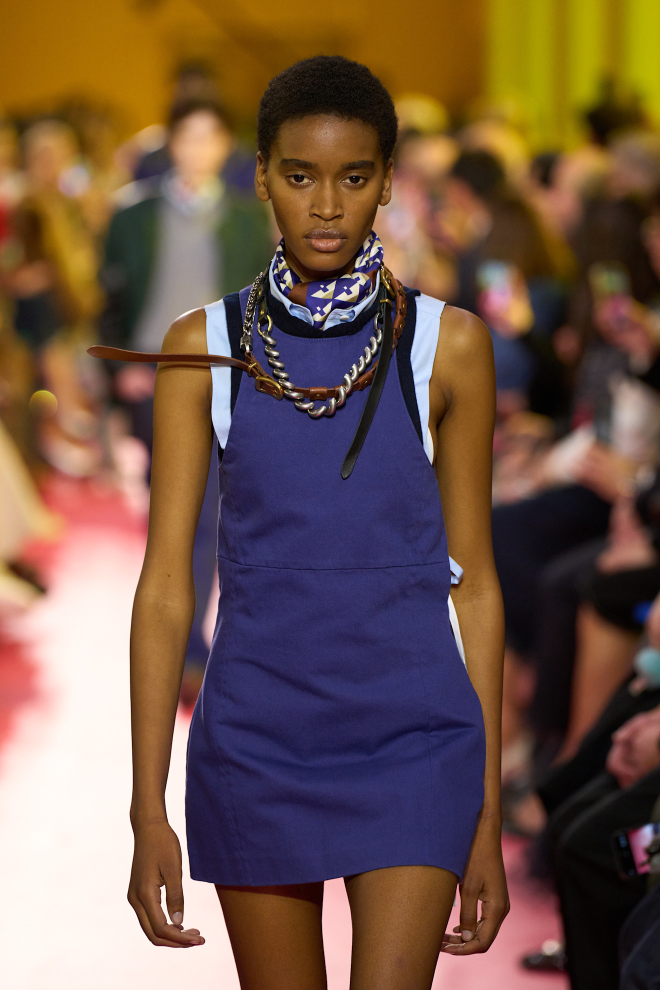 Model on the Miu Miu spring/summer 2026 runway.