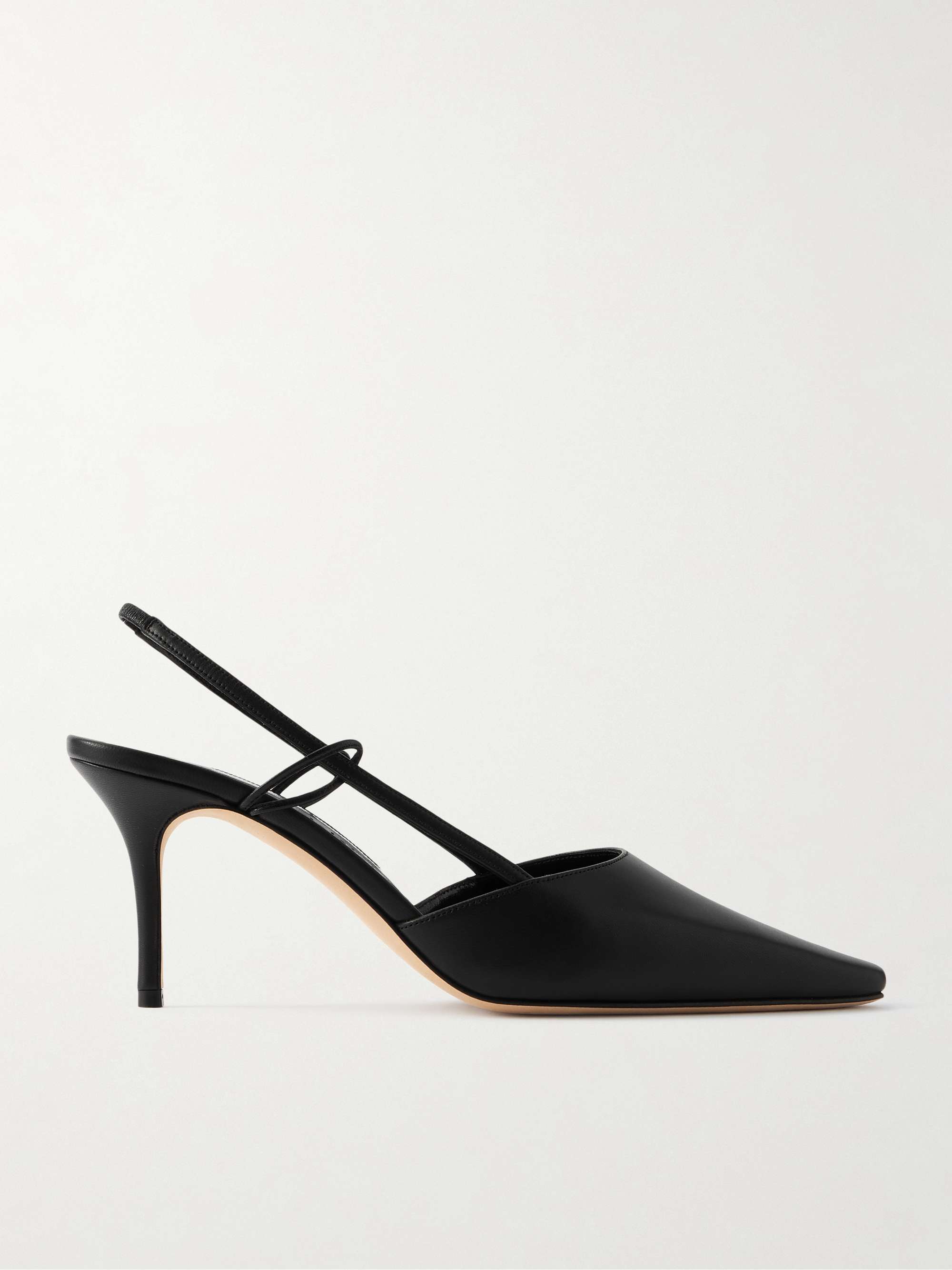 Touki 70 Leather Slingback Pumps