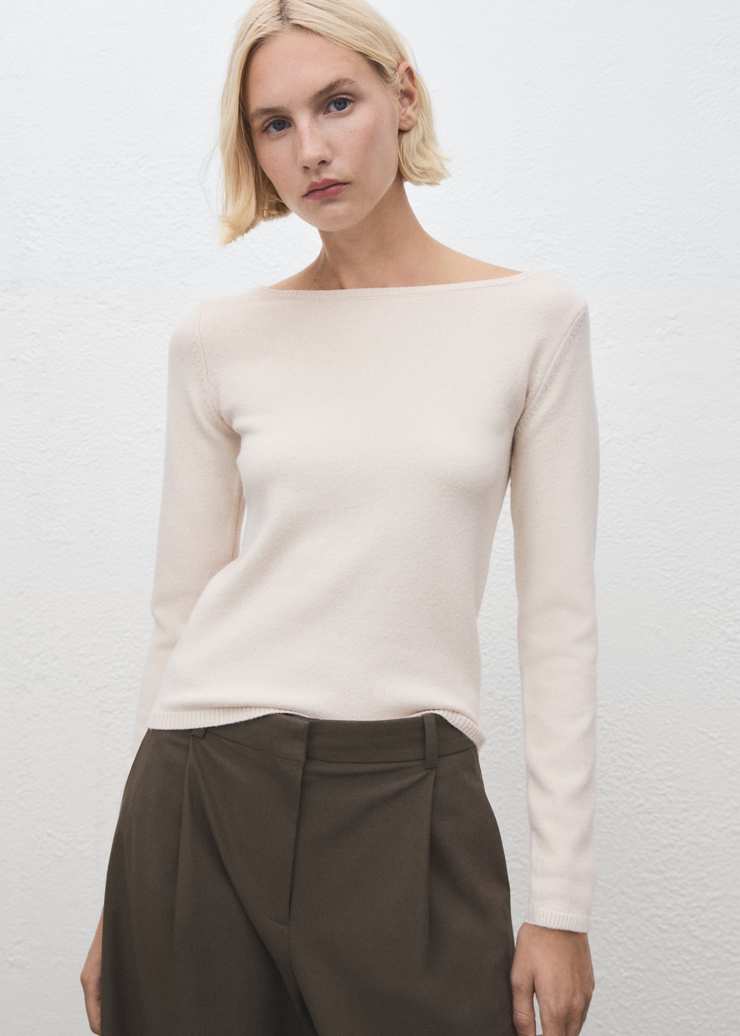Boat Neck Sweater - Women | Mango Usa