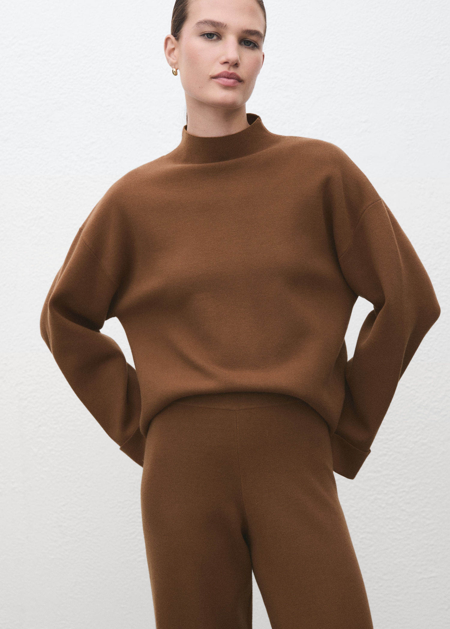 High Collar Sweater - Women | Mango Usa