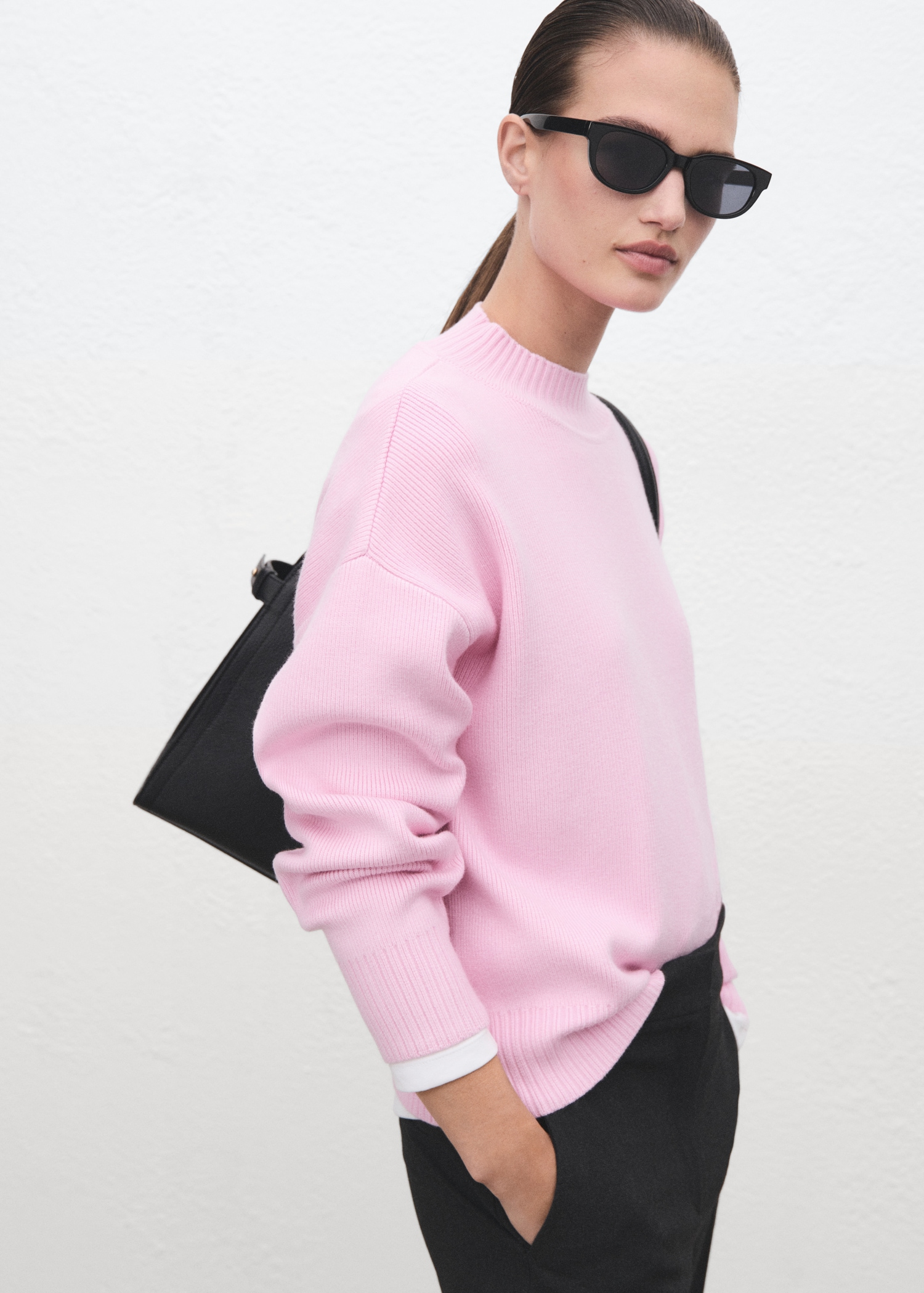 High Collar Sweater - Women | Mango Usa