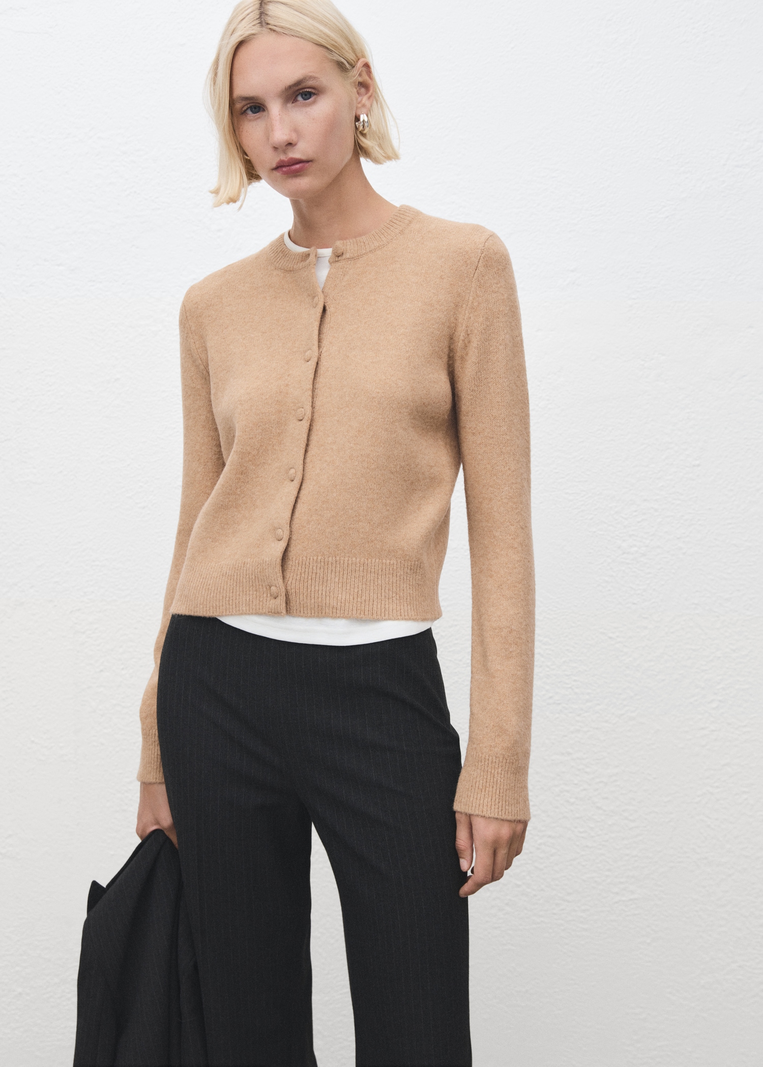 Knitted Button Cardigan - Women | Mango Usa