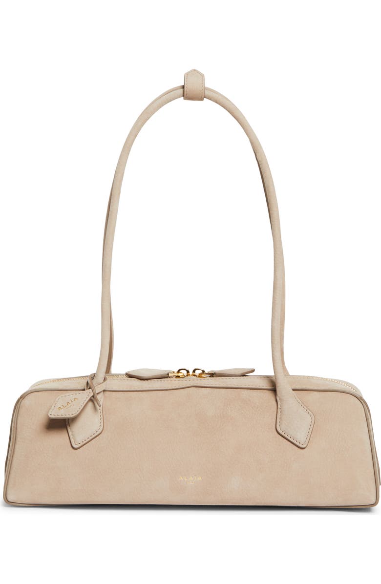 Medium Le Teckel Suede East/west Shouder Bag