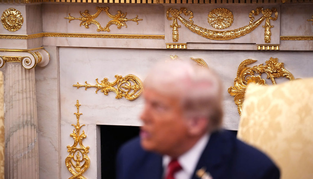 Trump Brags On Bling’d Out White House