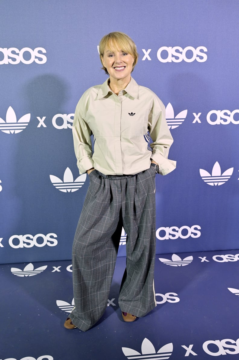 MANCHESTER, ENGLAND - OCTOBER 29: Sally Dynevor attends as ASOS and adidas Originals unveil Collection 02 at Victoria Baths on October 29, 2025 in Manchester, England. (Photo by Tracey Welch/Dave Benett/Getty Images for Adidas Originals X ASOS)