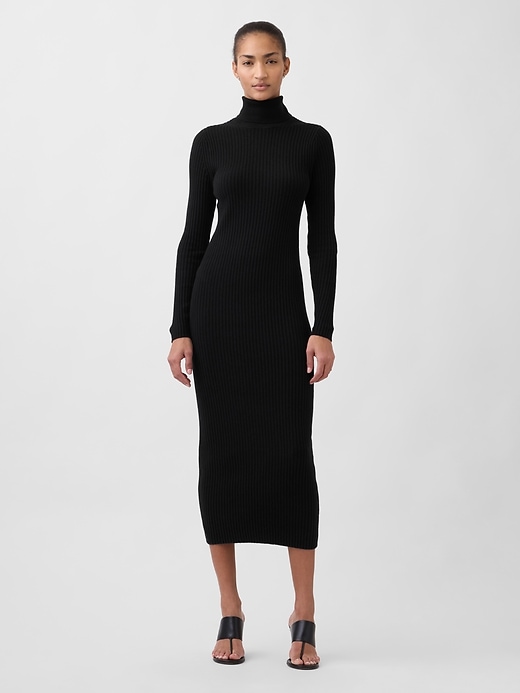Cashsoft Turtleneck Maxi Sweater Dress