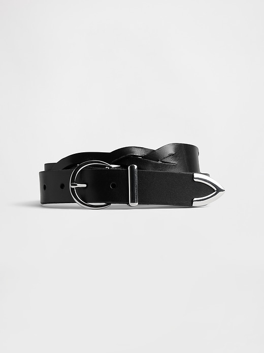 Braided Leather Belt
