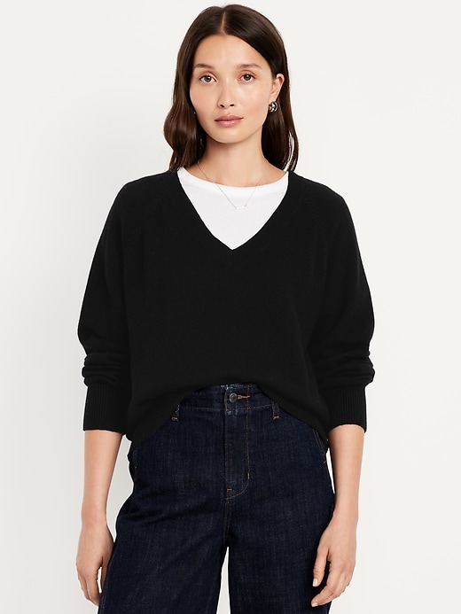 Sosoft Loose V-Neck Sweater