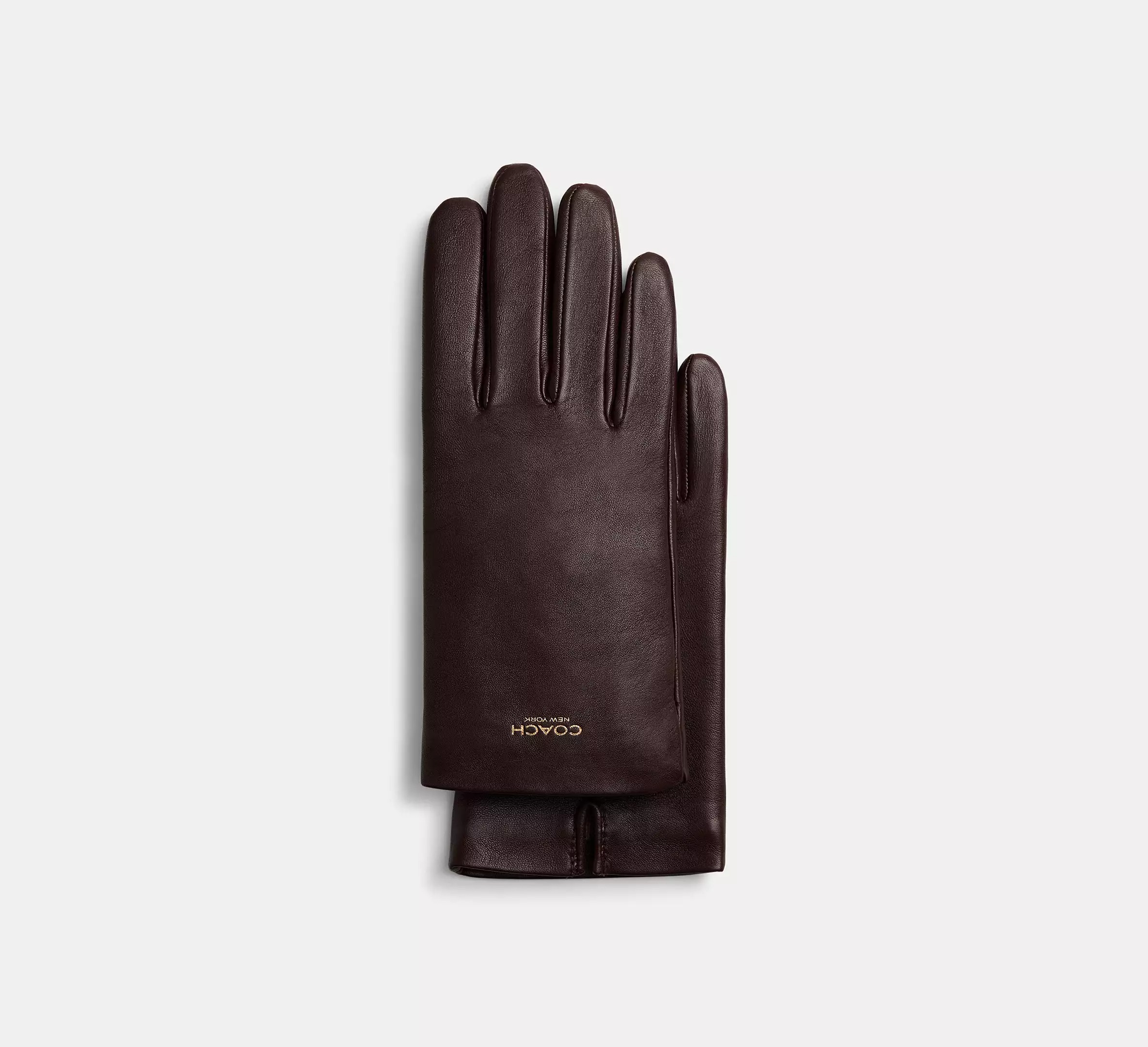 coach, Women&#039;s Leather Tech Gloves