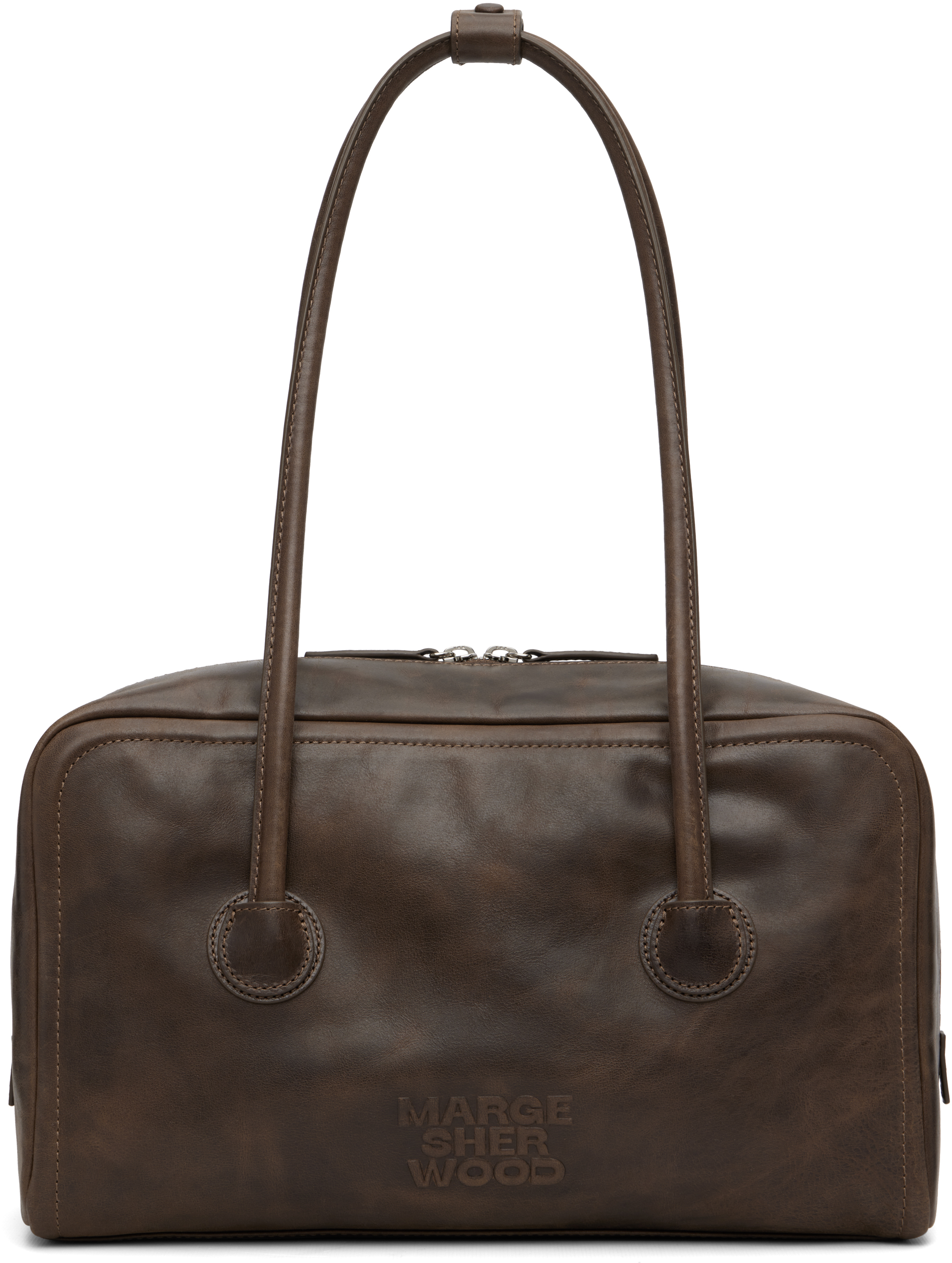 Brown Soft Boston Bag