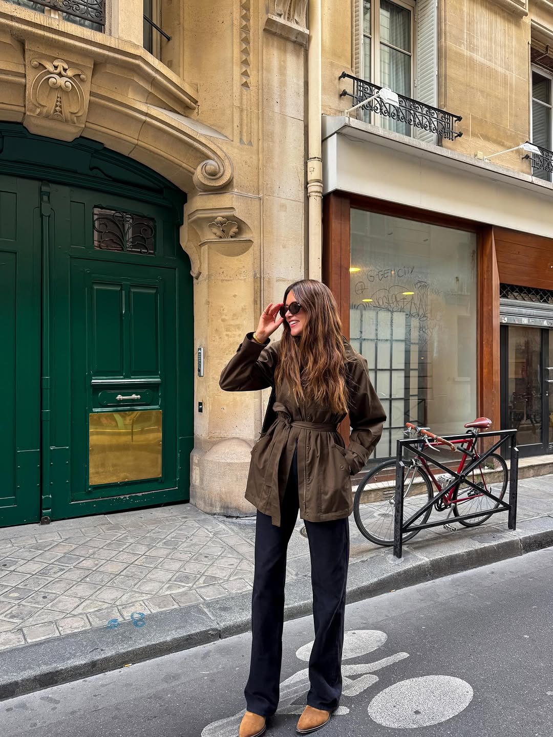 woman wearing suede pointed toe ankle boots trend 2025