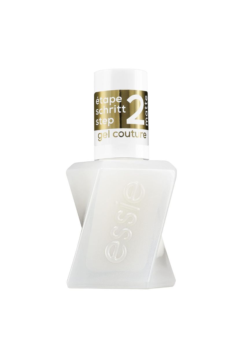 Essie Gel Nail Polish Matte Top Coat Gel Couture Clear Nail Polish Longlasting, Chip Resistant, Fade Resistant, No Uv Lamp Required Top Coat 13.5ml