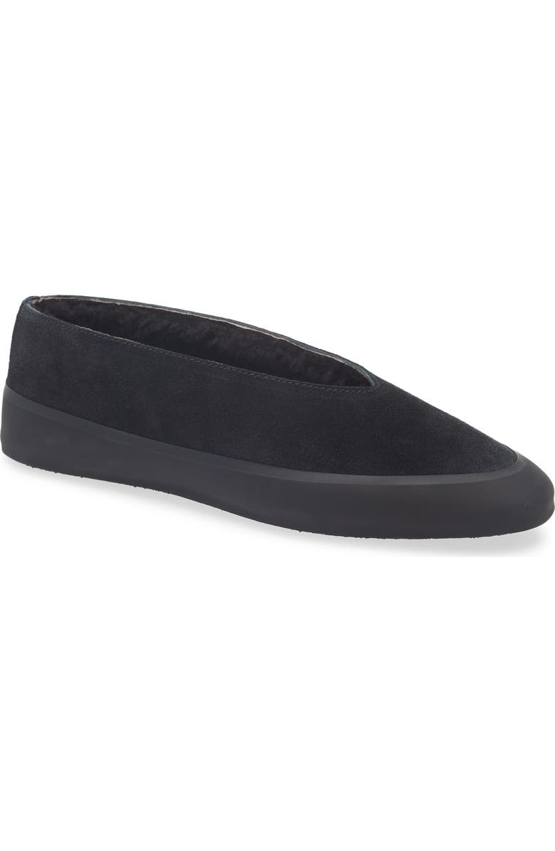 Apr&amp;egrave;s Ski Genuine Shearling Lined Ballet Flat