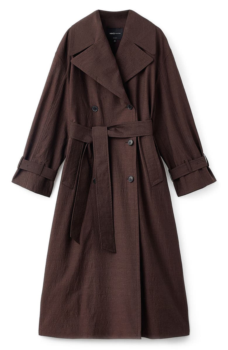 Selection Virgin Wool Blend Trench Coat