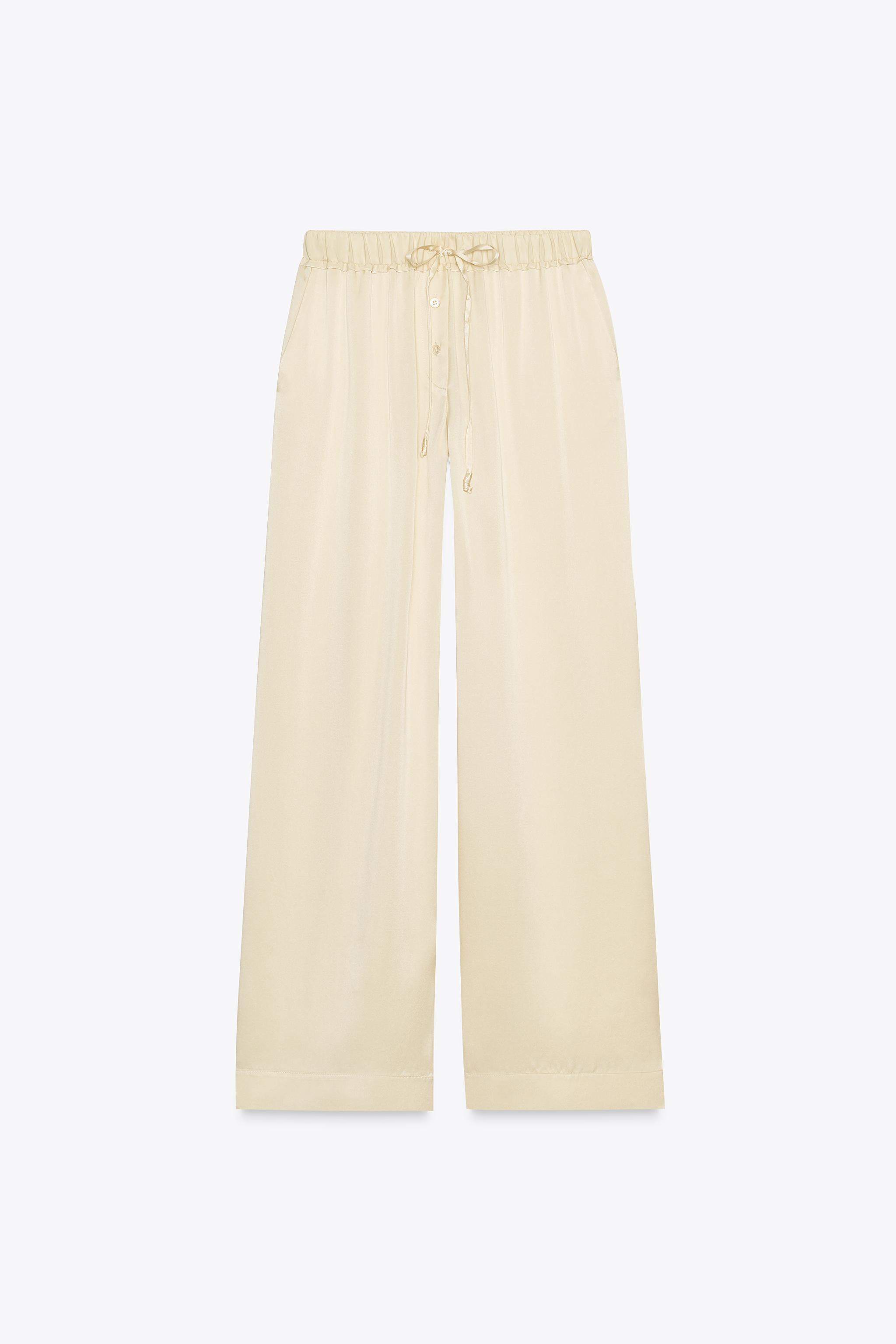 Zw Collection 100% Silk Pajama Pants