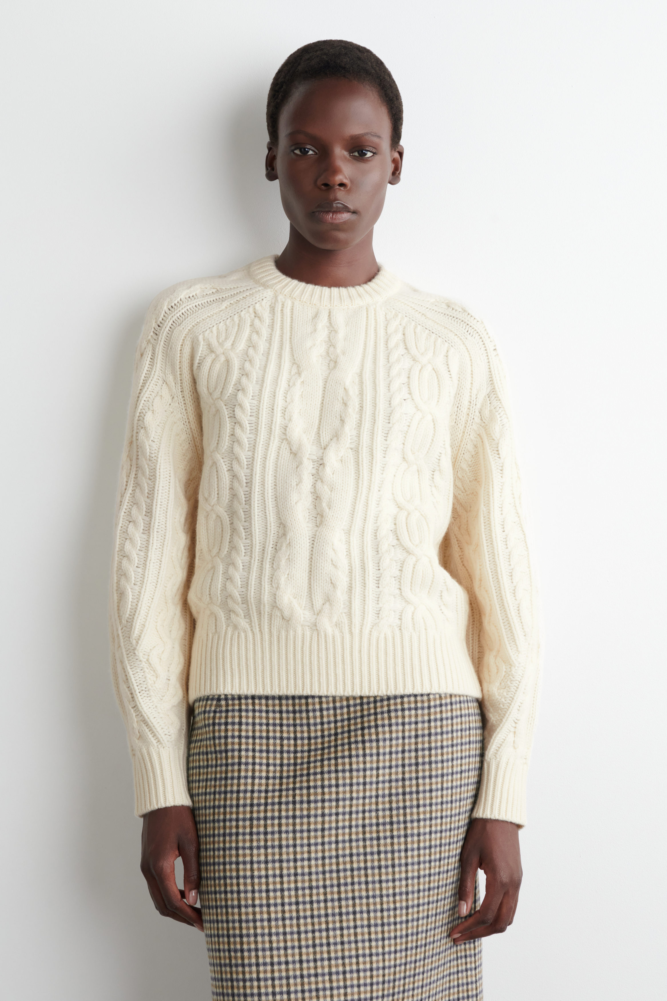 Cable-Knit Wool-Cashmere Jumper